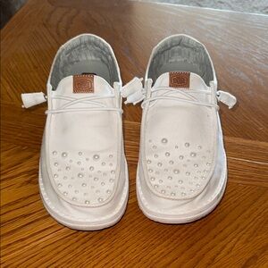 Hey Dude White Women's Bridal Shoes